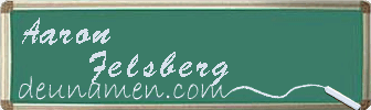 Aaron Felsberg Visitenkarte